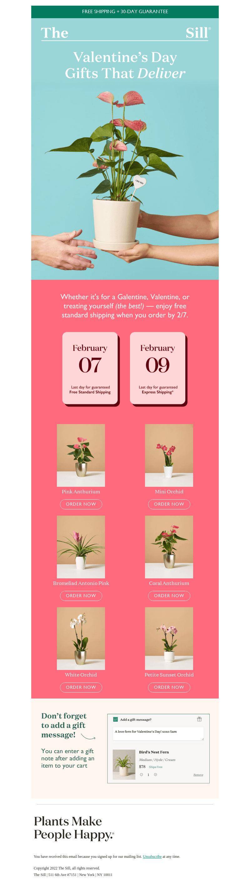 Save this email for shipping deadlines 💌