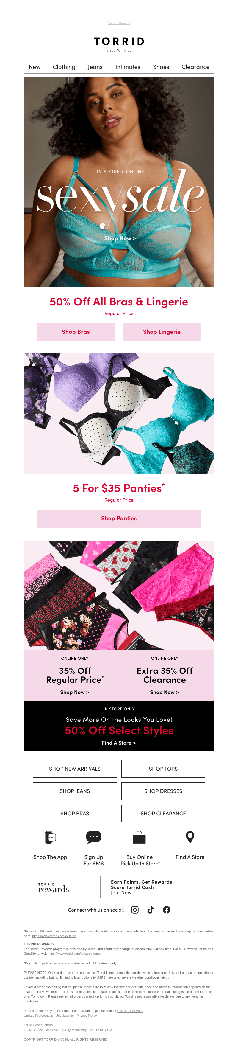 ❤️🔥 50% off ALL bras + lingerie!
