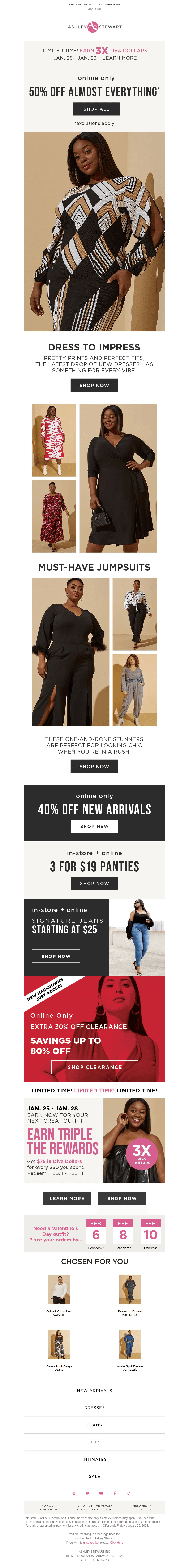 Dresses & Jumpsuits: 50% off ALMOST EVERYTHING