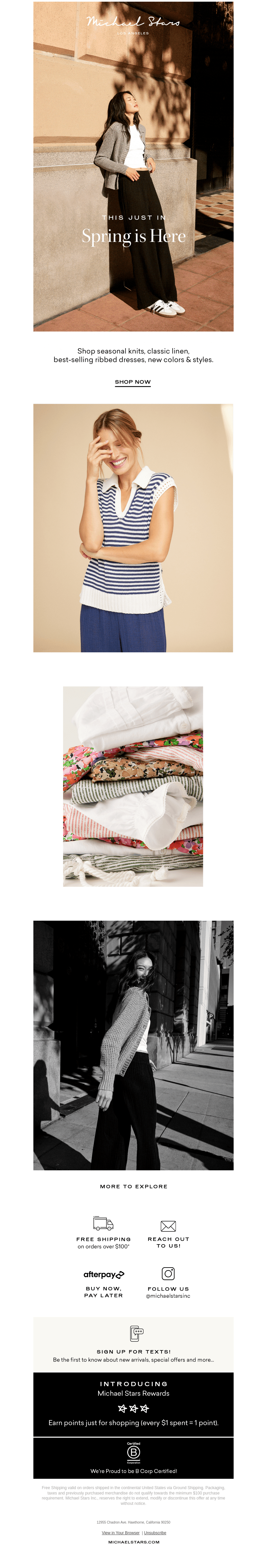 This just in: new arrivals