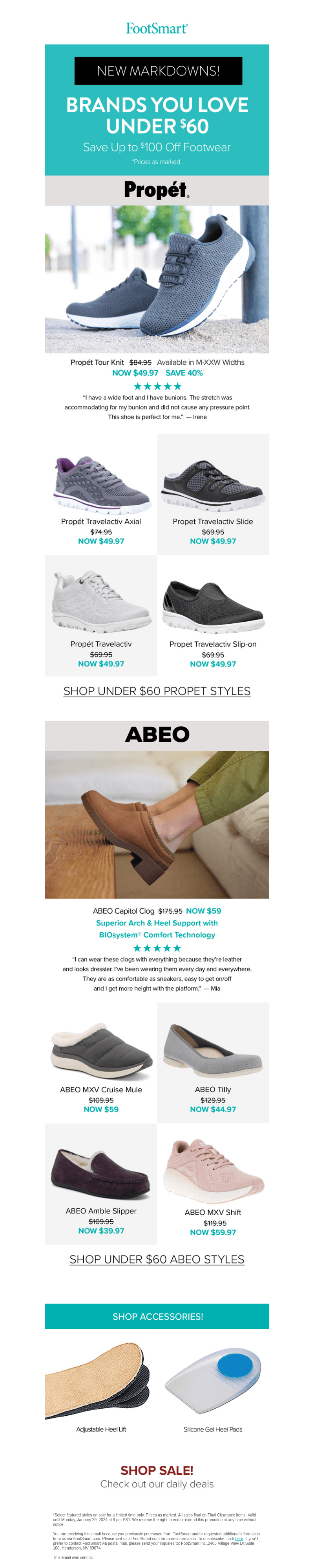 ⚡ Your Favorite Brands Under $60 ⚡