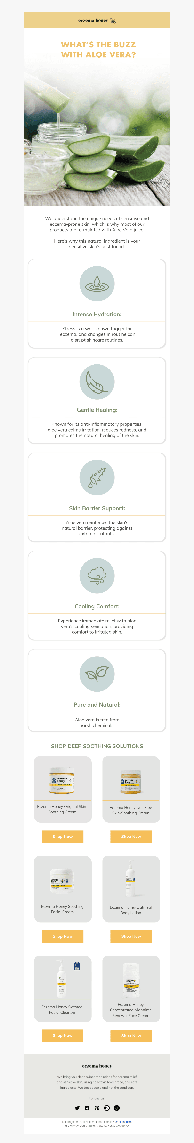 Why aloe vera?