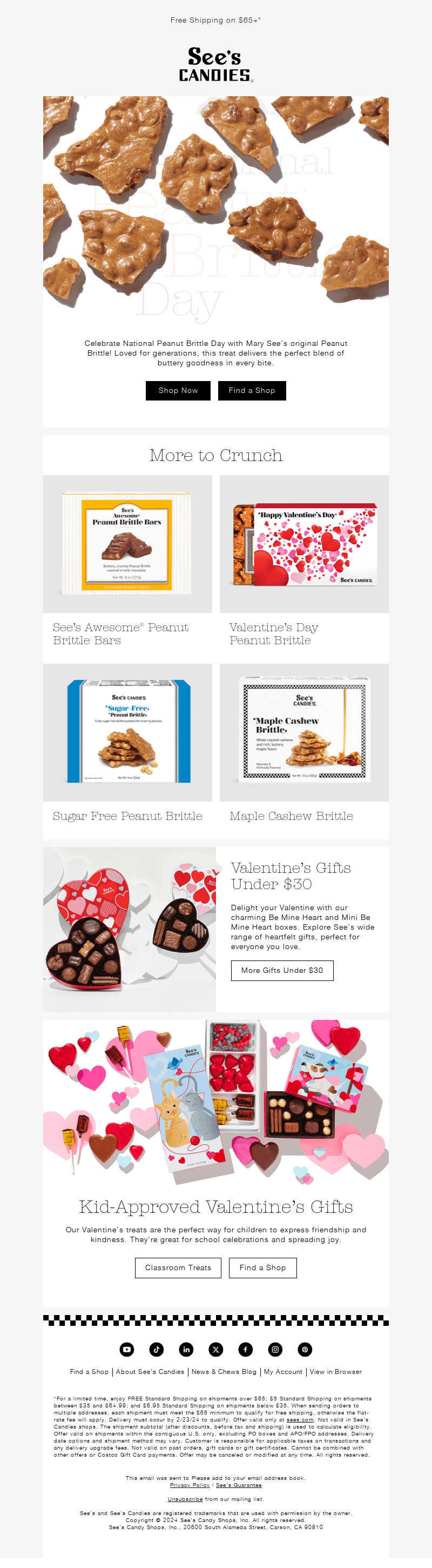 Customers Can’t Get Enough: Peanut Brittle ⭐⭐⭐⭐⭐