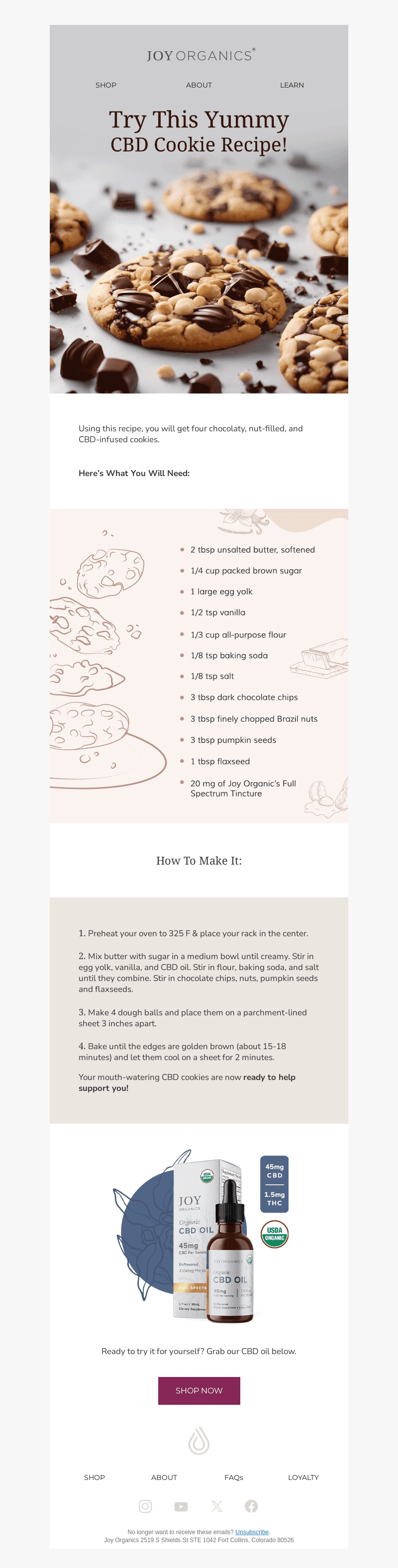 Try This Yummy CBD Cookie Recipe!