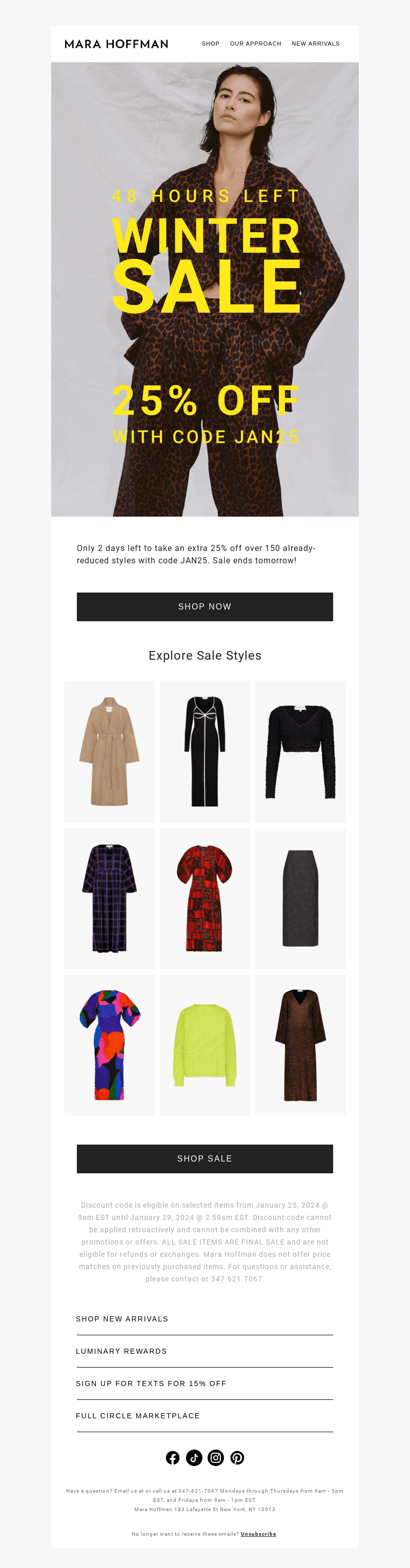 25% OFF SALE