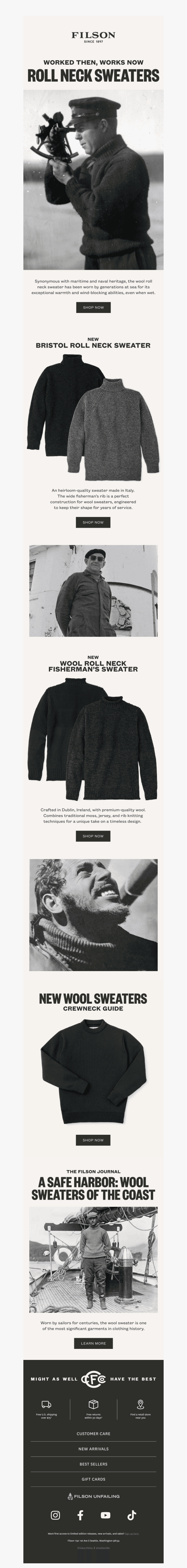 The Timeless Roll Neck Sweater