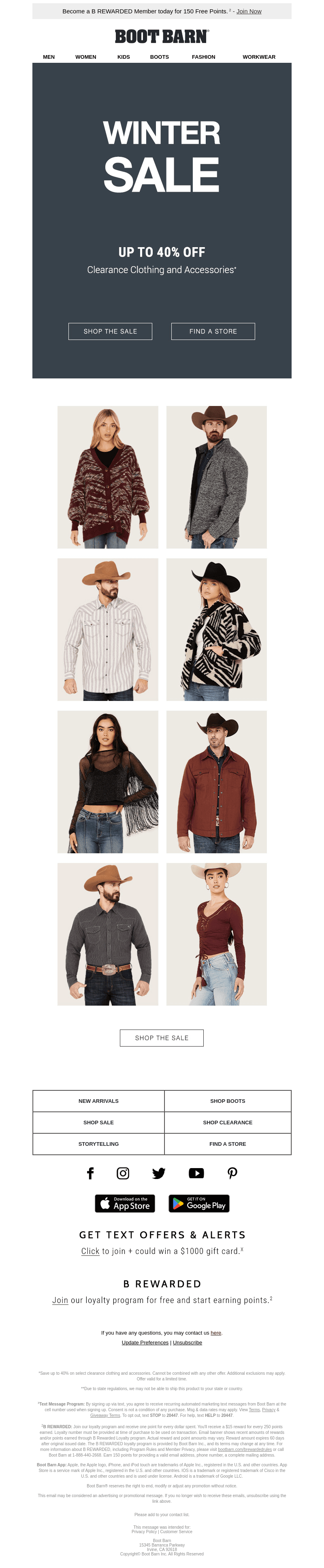 Winter Sale Starts Now