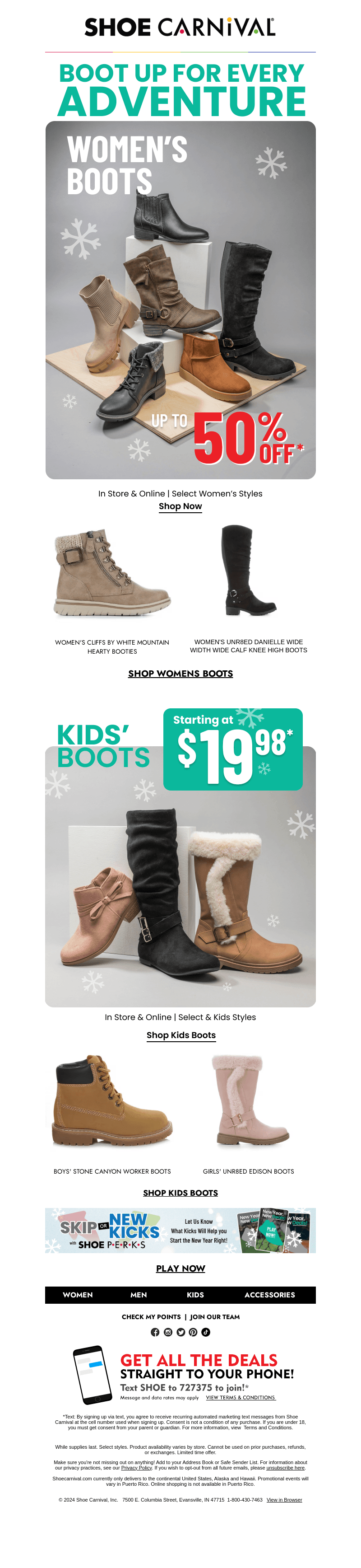 Need new boots? ​  ​