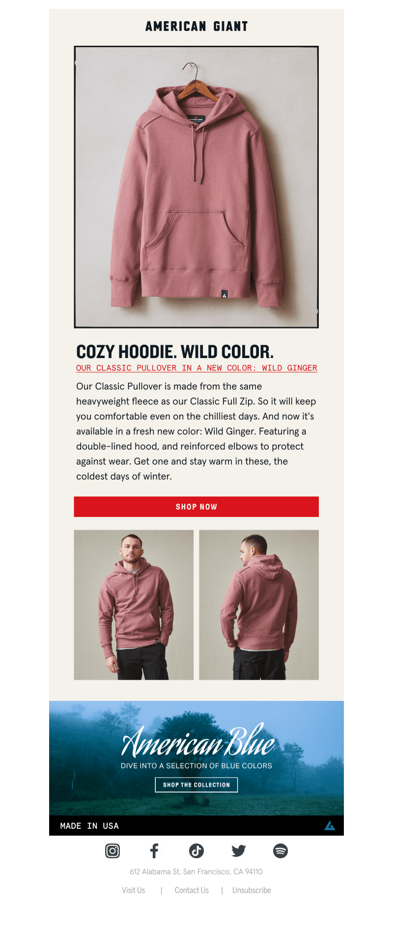 Classic Pullover. New Color.