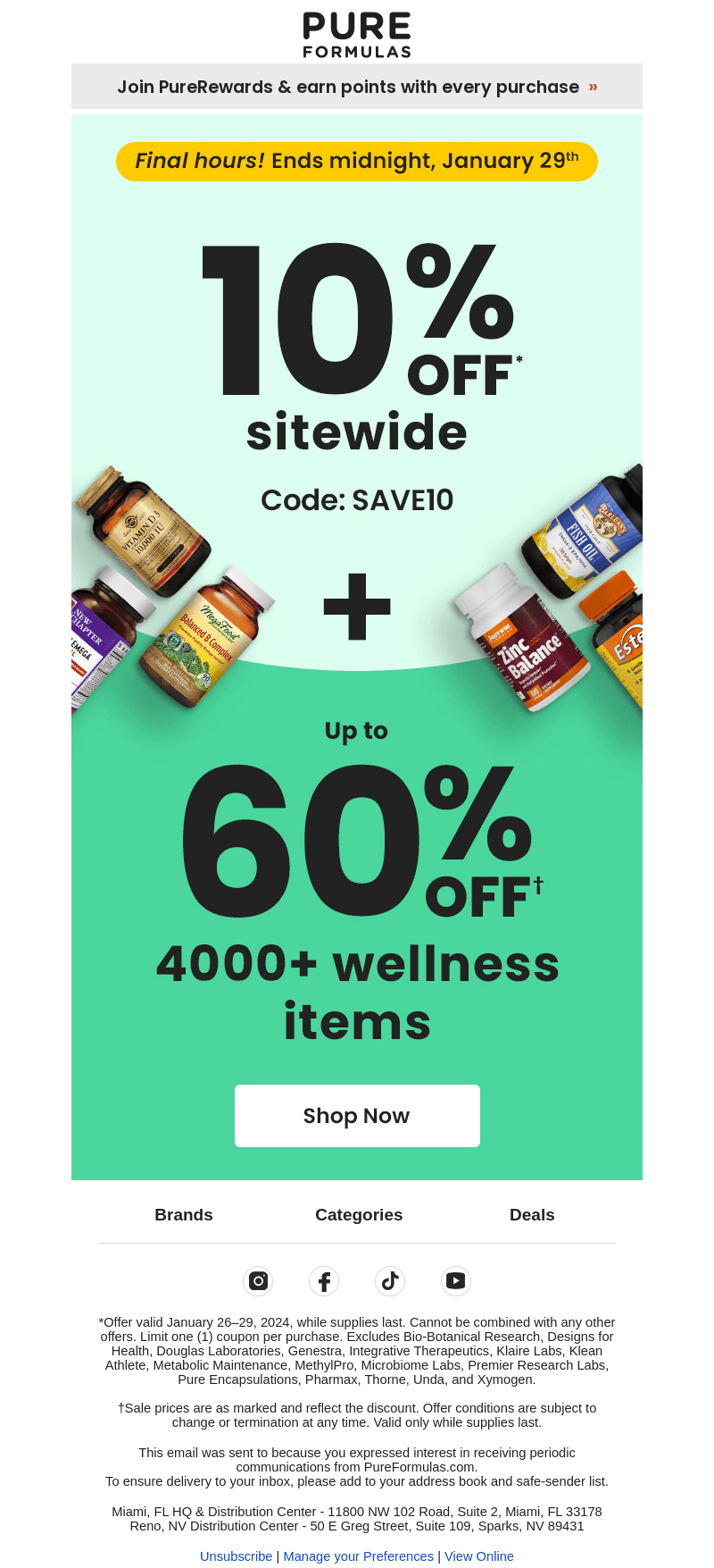 ⏰ Final hours: 10% off sitewide ends tonight!