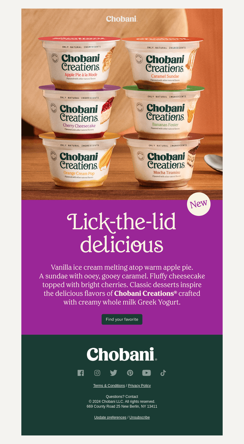 Lick-the-lid delicious