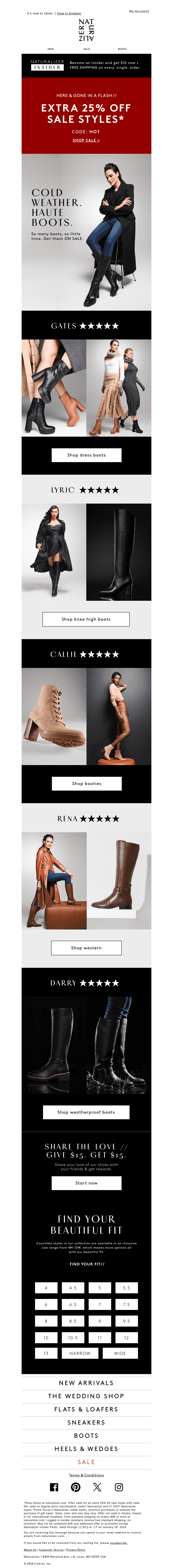 FINAL HOURS: EXTRA 25% OFF SALE STYLES