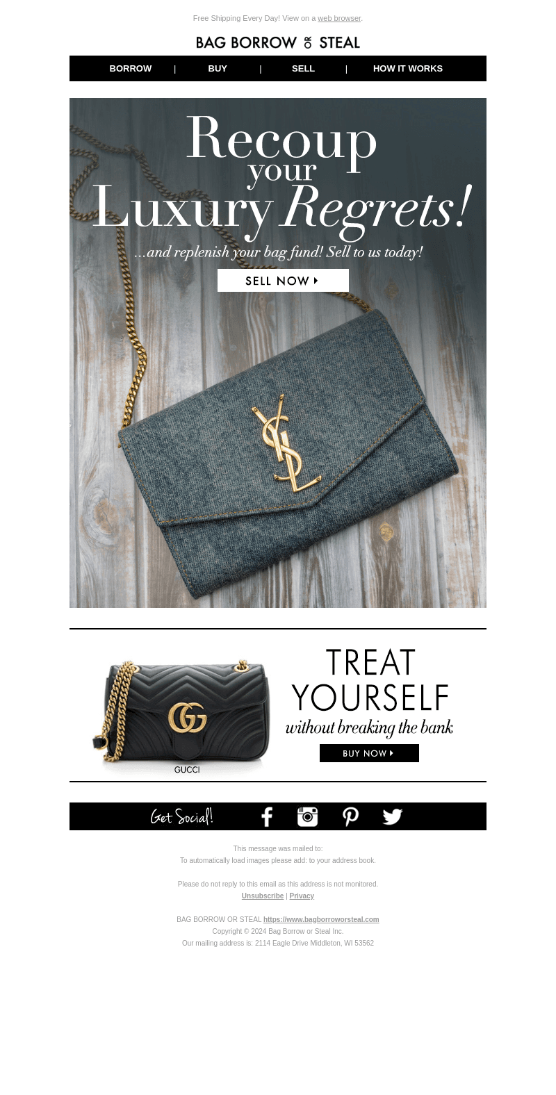 Recoup Your Luxury REGRETS!