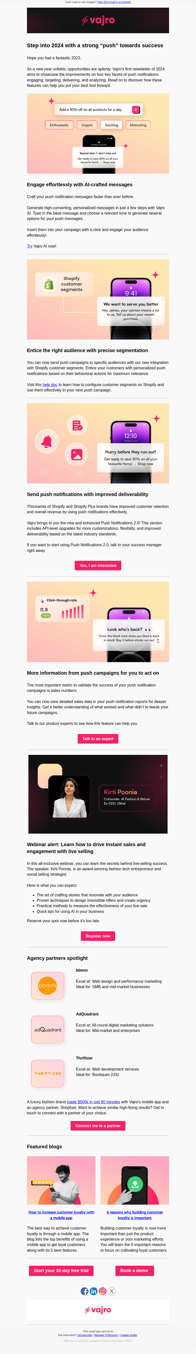 Kickstarting 2024 with some powerful push notification upgrades 📲