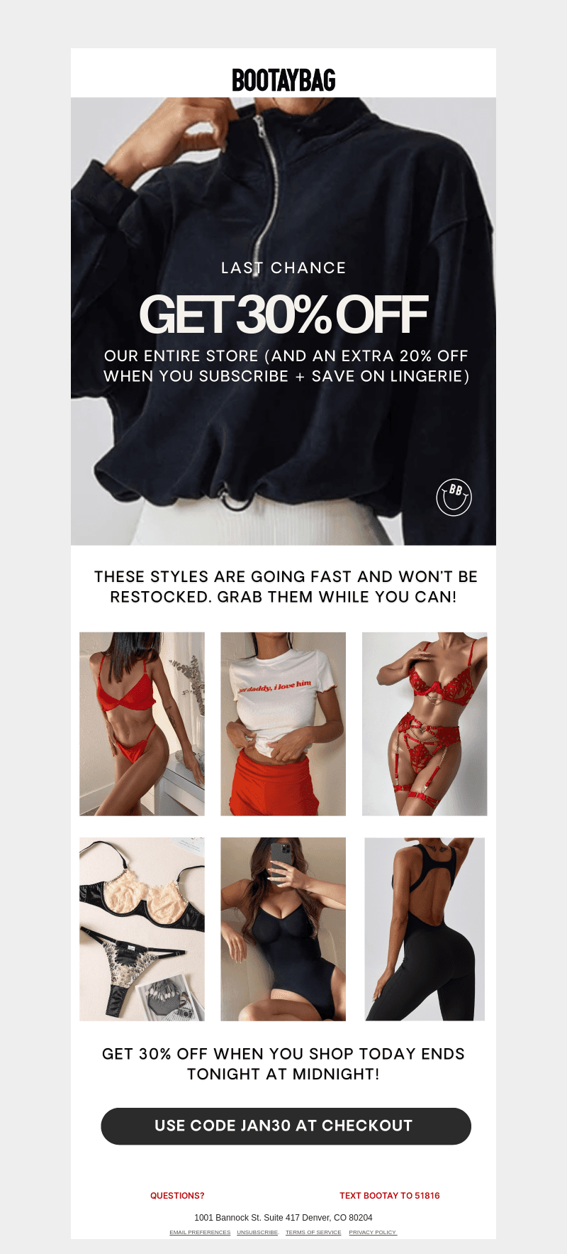 Last Chance To Get 30% Off ❤️