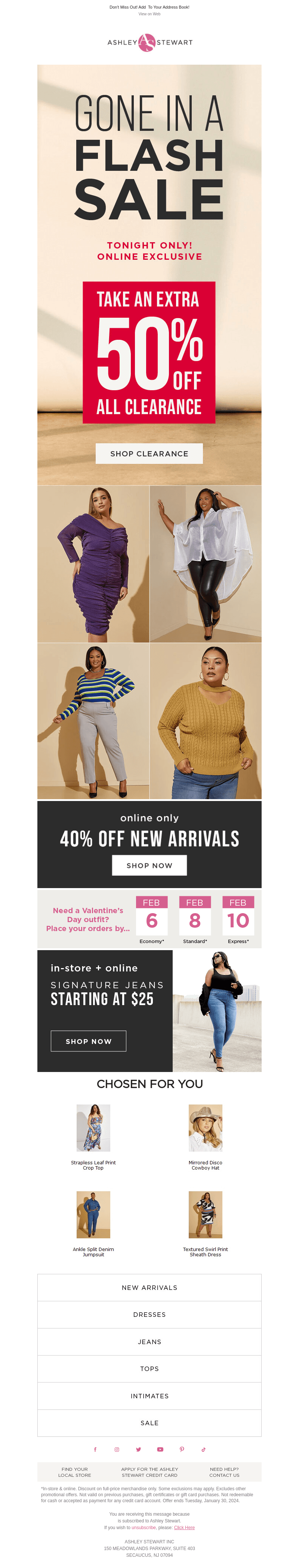 [ENDS TONIGHT ⏰] Extra 50% off Clearance