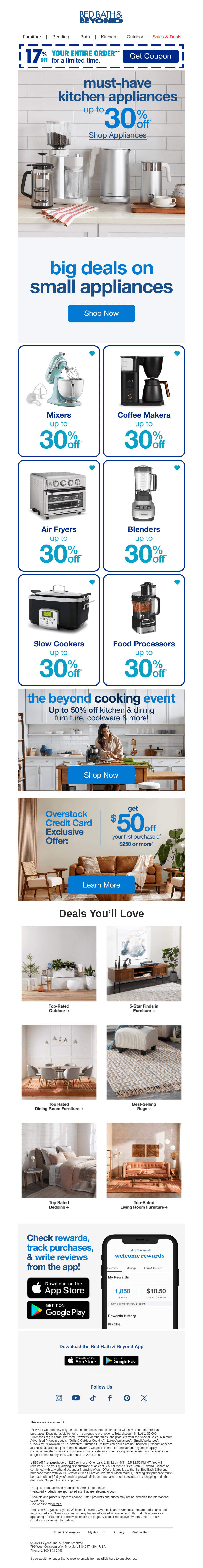 Get Up to 30% Off Kitchen Appliances! 🔥