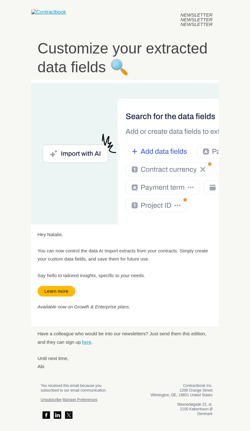 Customize your extracted data fields 🔍