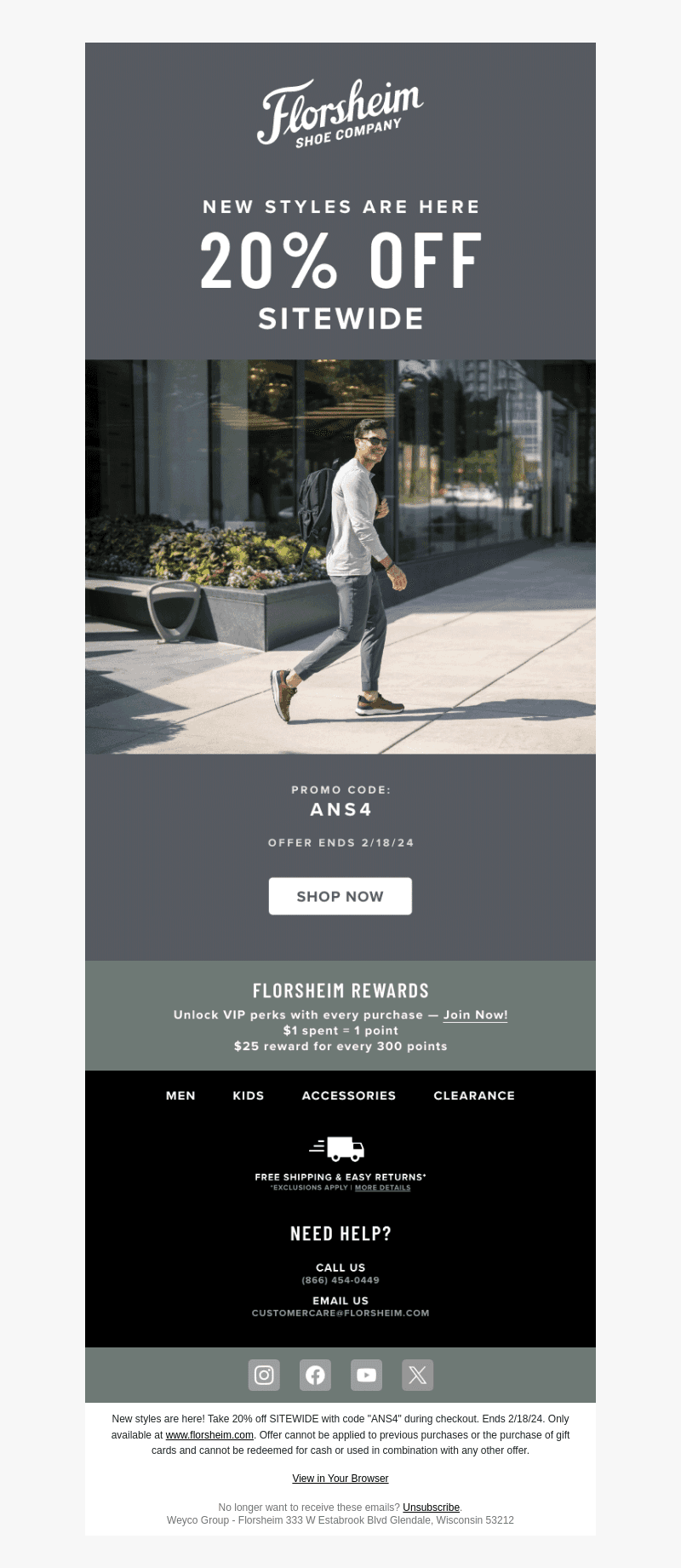 20% Off Sitewide + Brand New Styles!