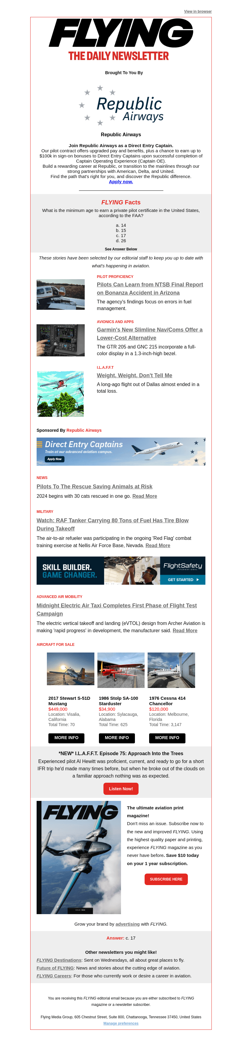 Learning from the Final Report on a Bonanza Accident