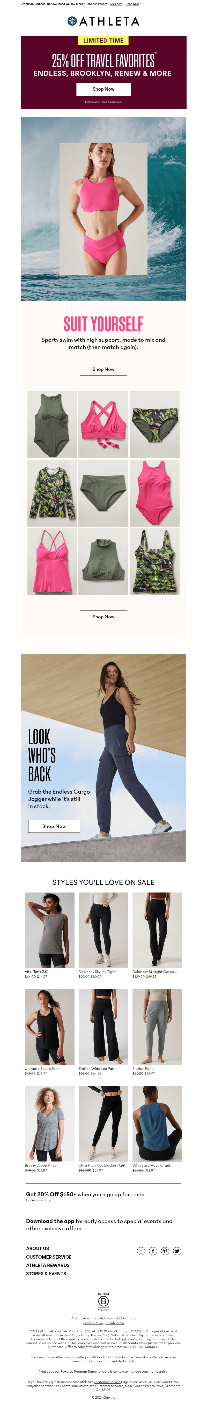 Vacay faves are 25% off