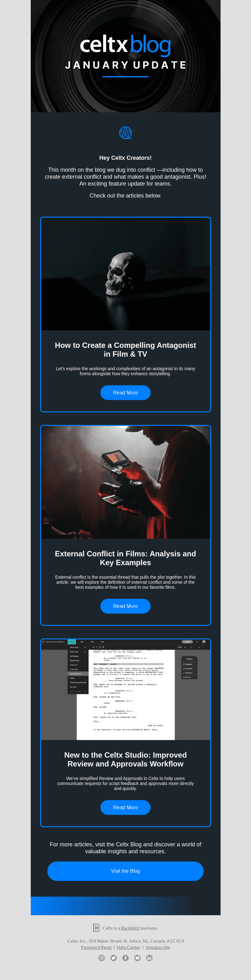 🗓 January Update: External Conflict, Antagonists, and a Studio Update!