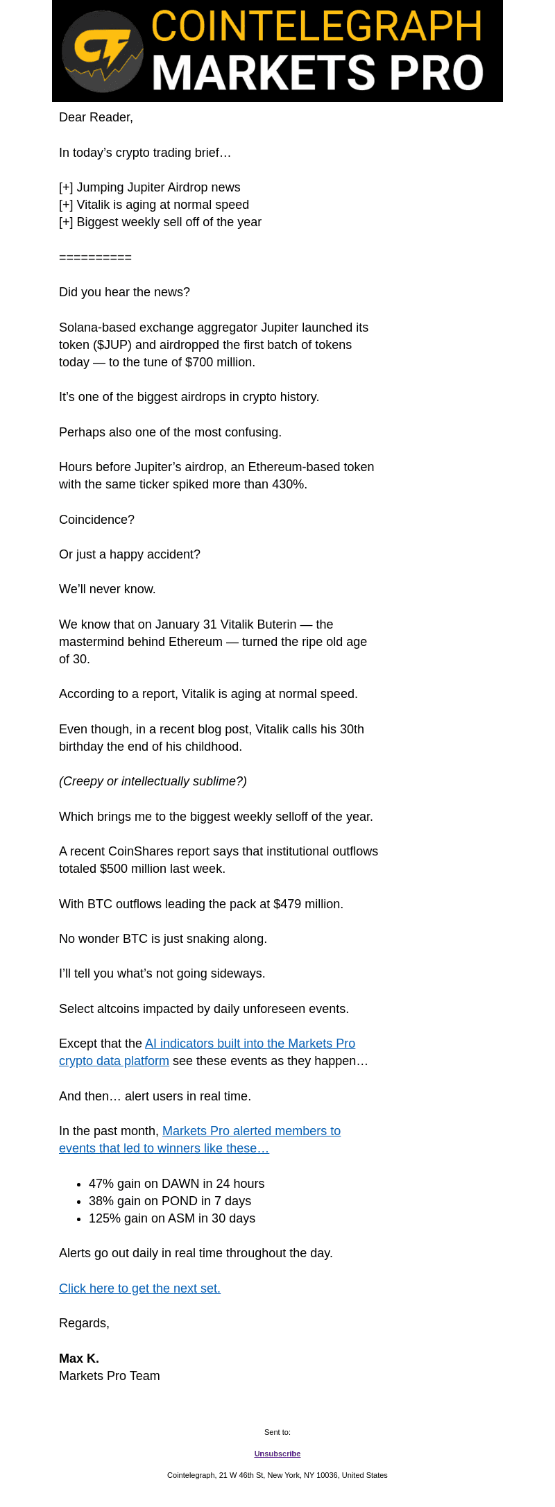 [News] $700 million crypto windfall