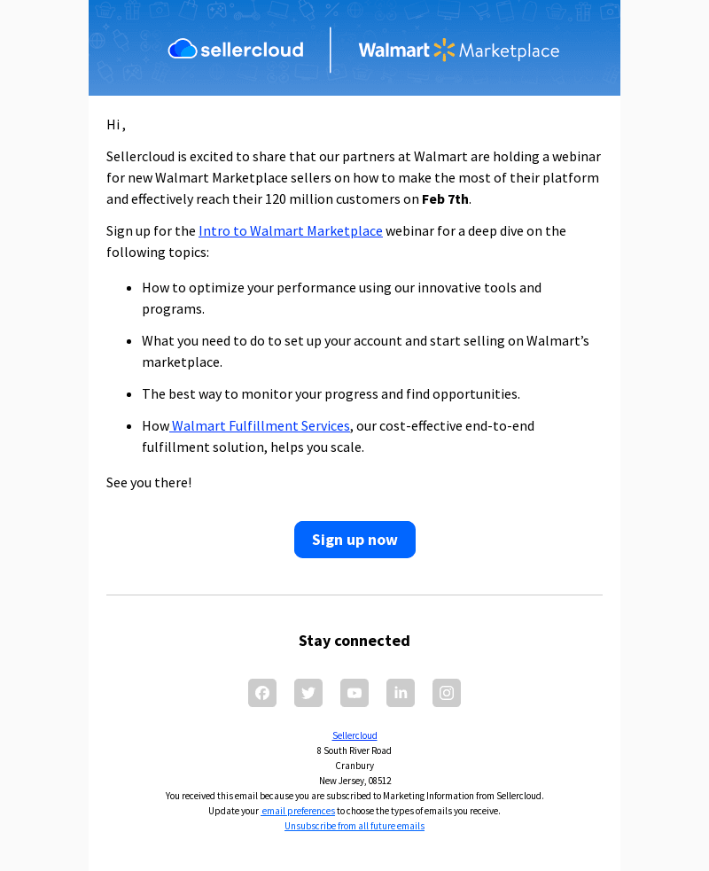 SellerCloud email from Fri, Feb 2, 2024