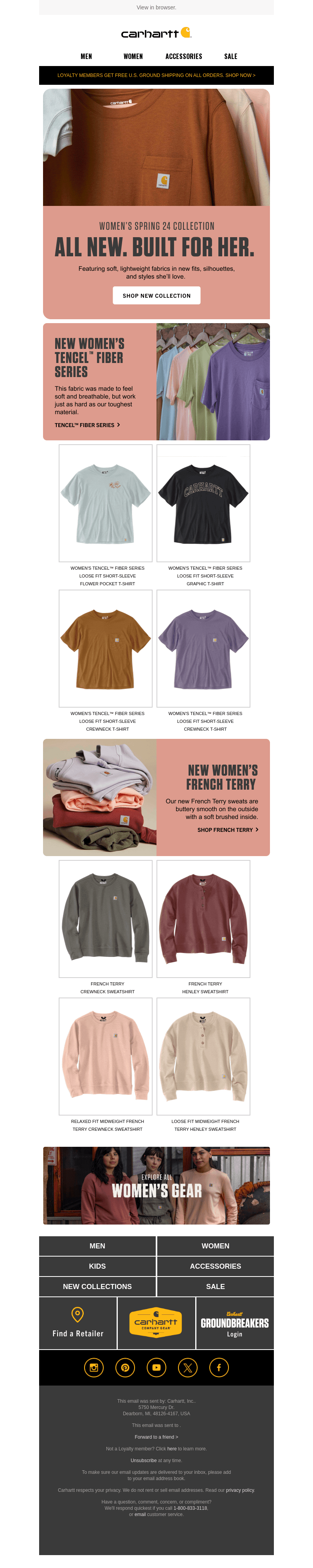 Just dropped: Spring '24 Women's Collection