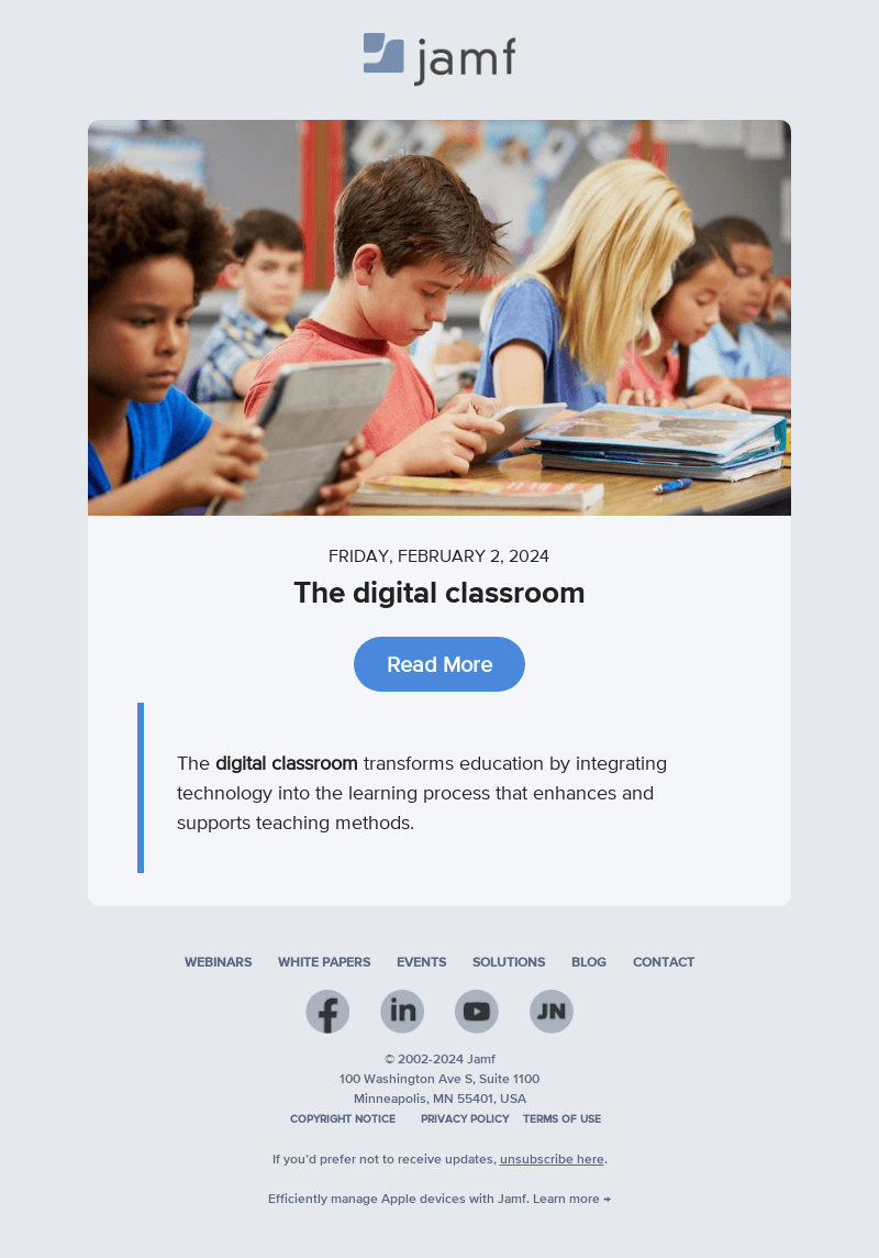 Your Jamf blog summary