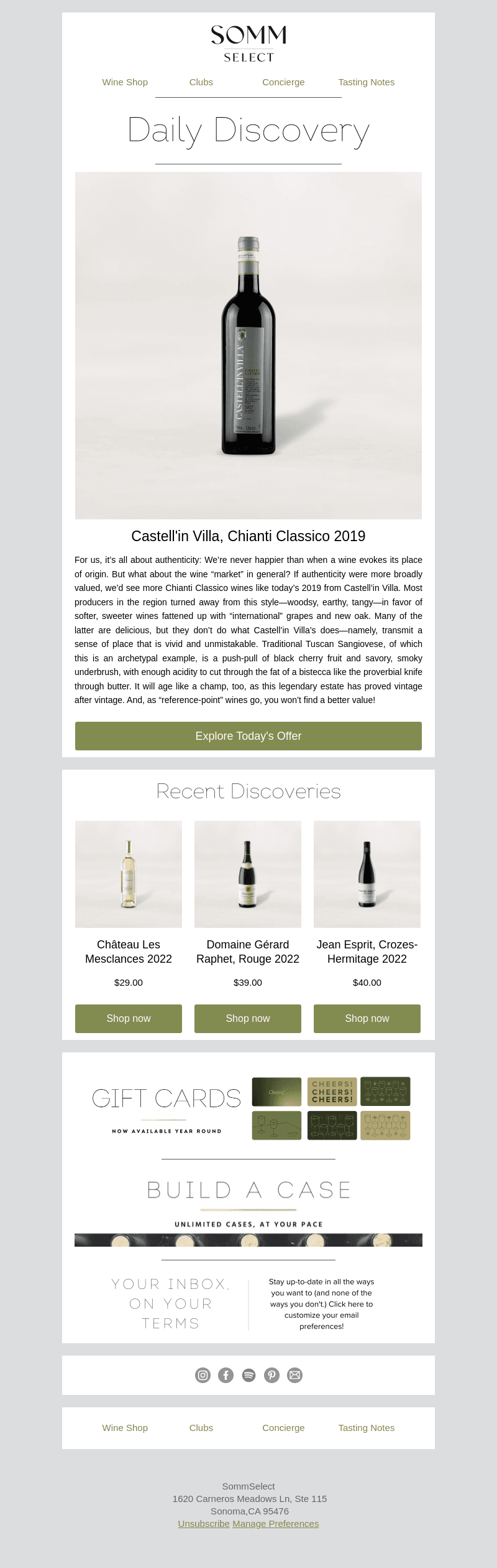 SommSelect email from Sat, Feb 3, 2024
