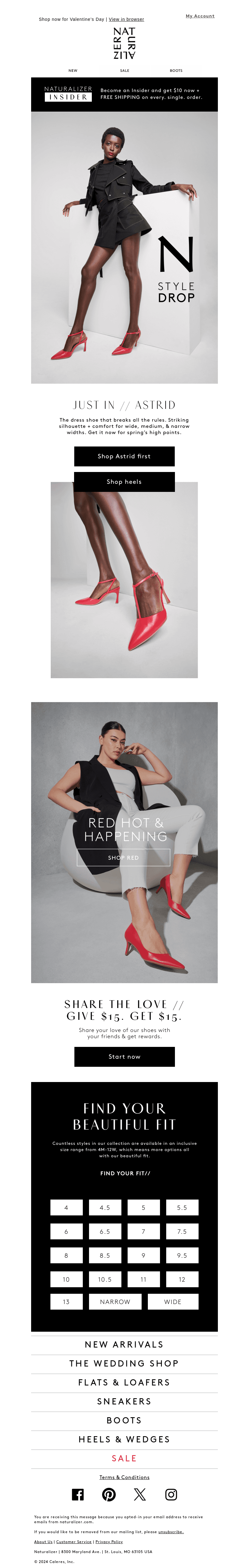 N Style Drop: Red haute heels