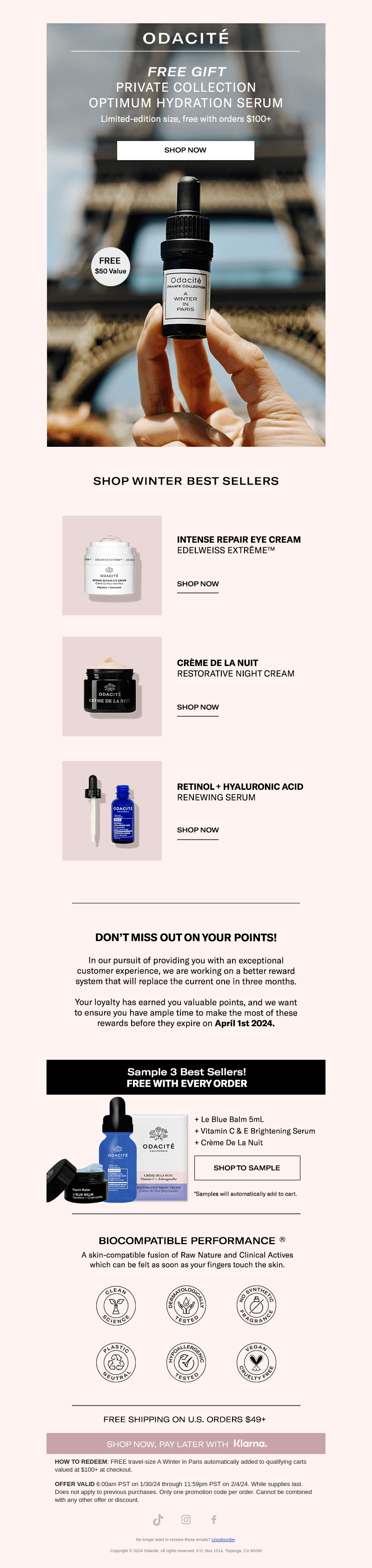 Last Chance! Free Optimum Hydration Serum ❄️