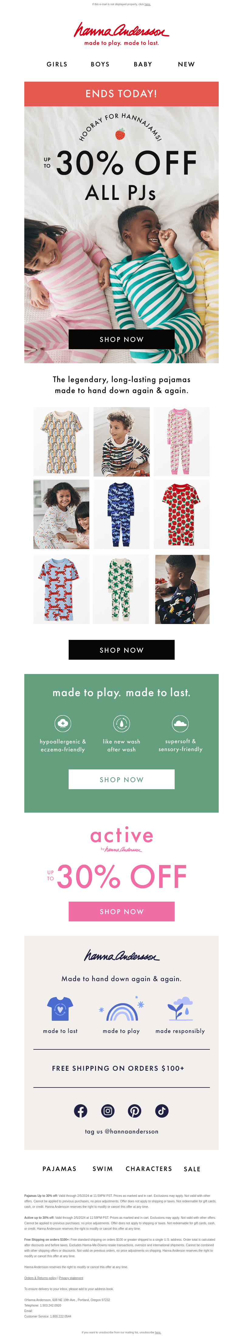ENDS TODAY👋PJ Sale!