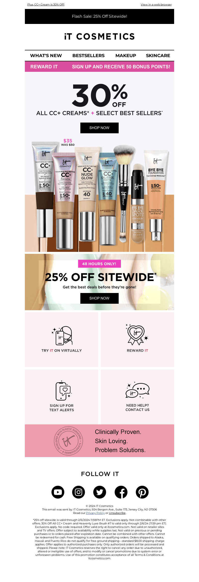 48 Hour Exclusive: 25% Off Sitewide!