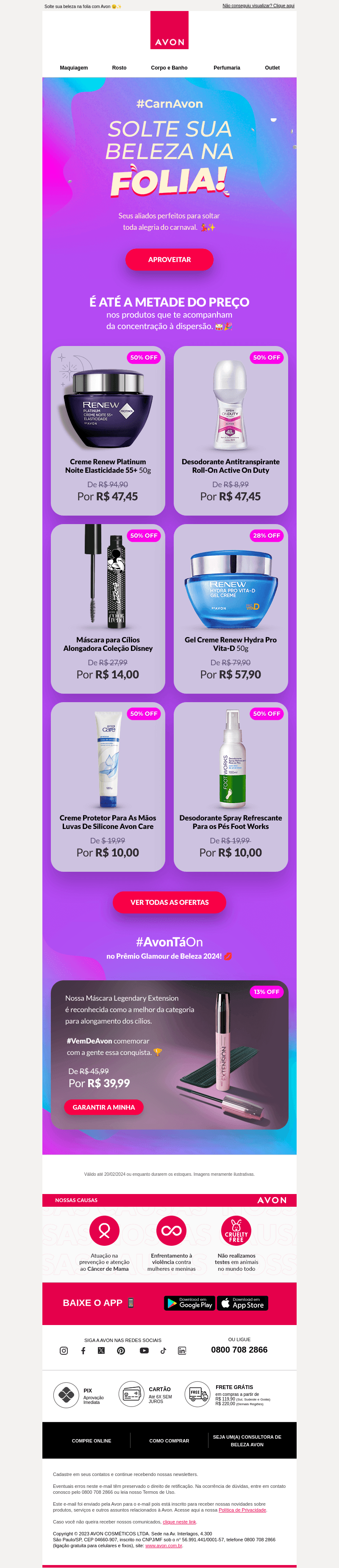 Vem de #CarnAvon! 🎉💃