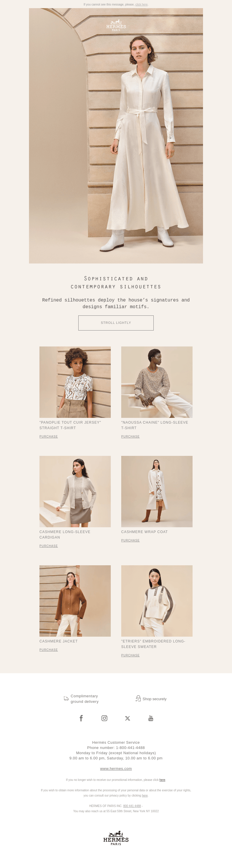 Sophisticated and contemporary silhouettes