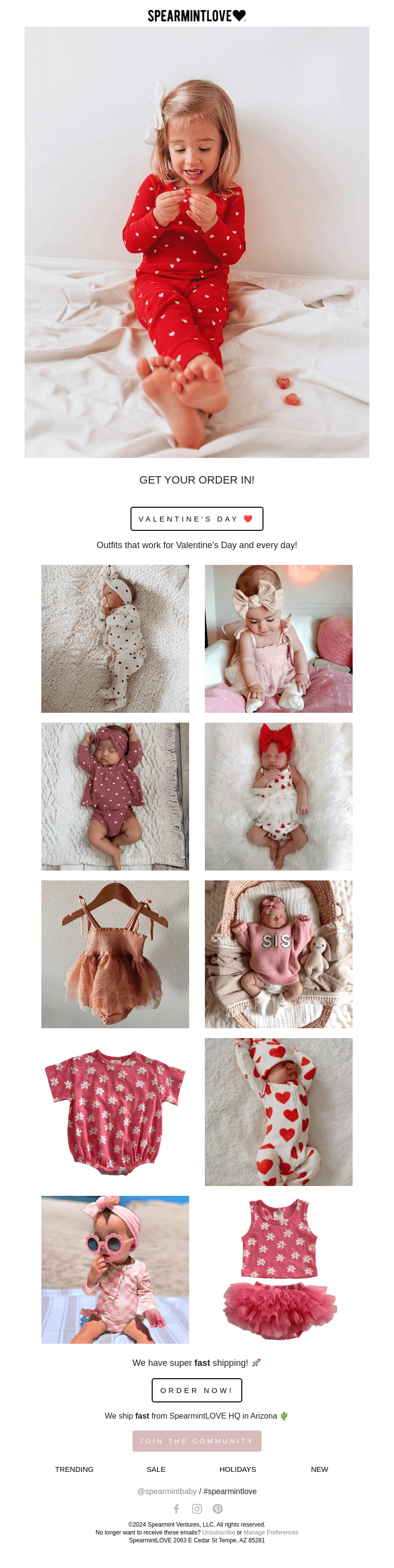 get Valentine’s orders in! ❤️