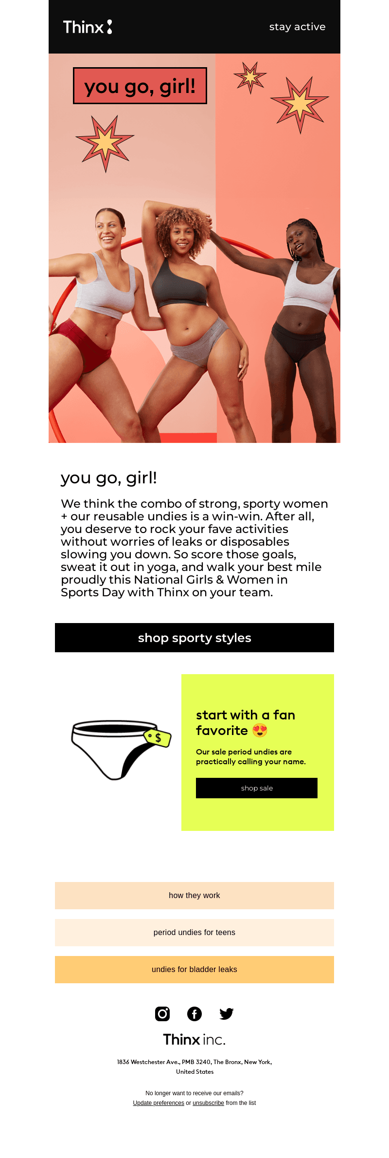 🏃‍♀️Do your sporty thing