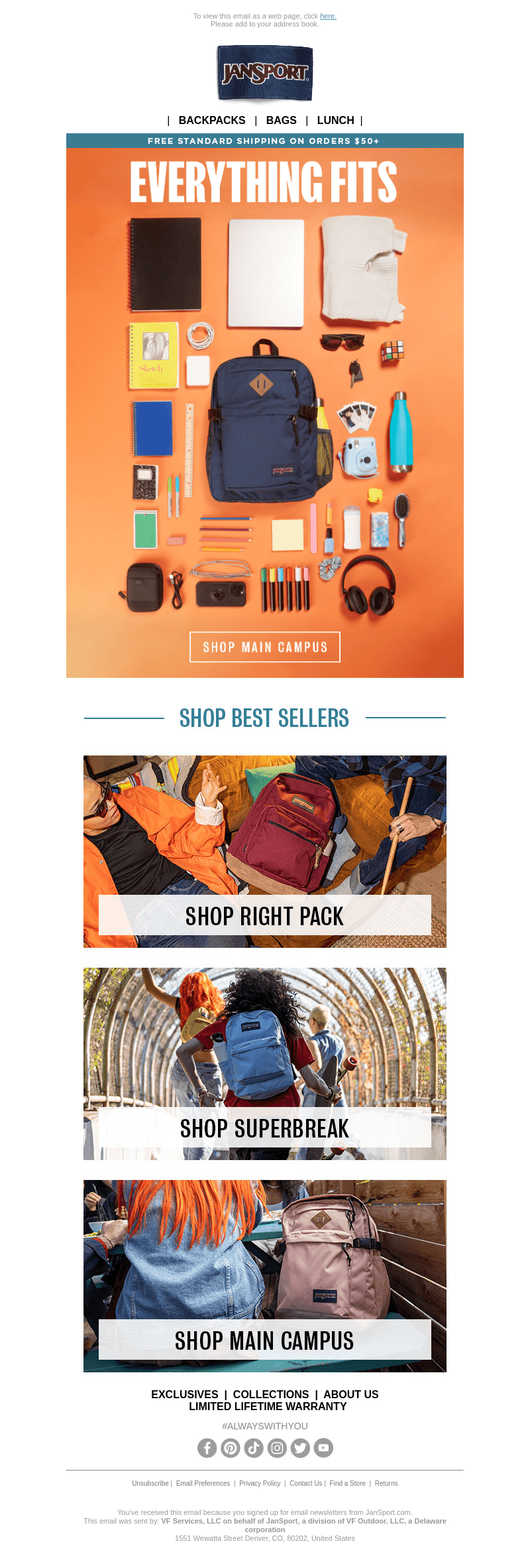 Pack like you're serious about it.