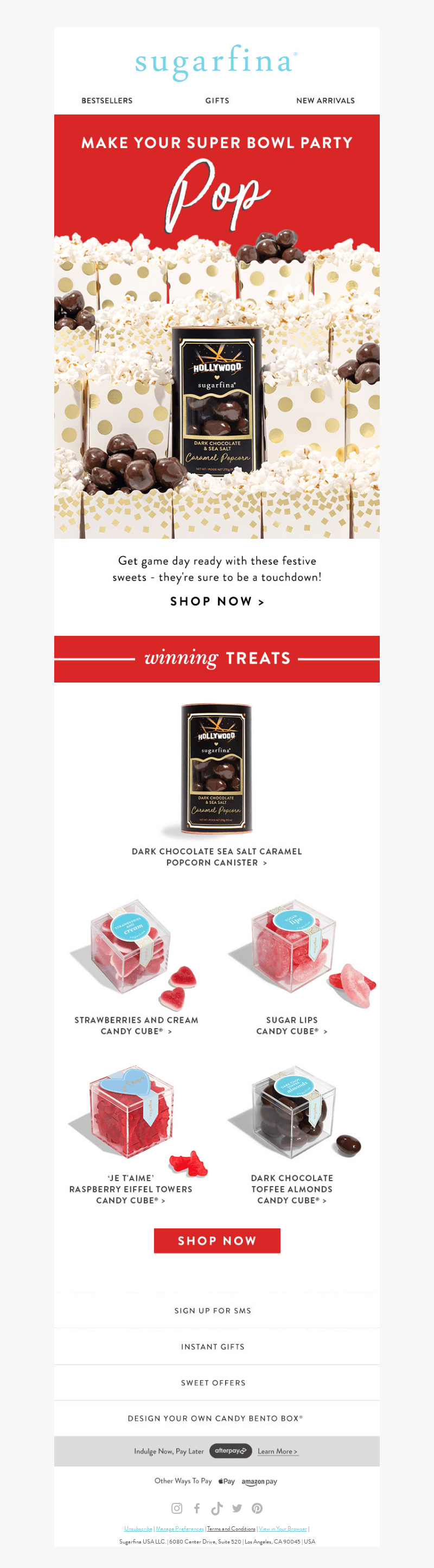 Sugarfina email from Thu, Feb 8, 2024