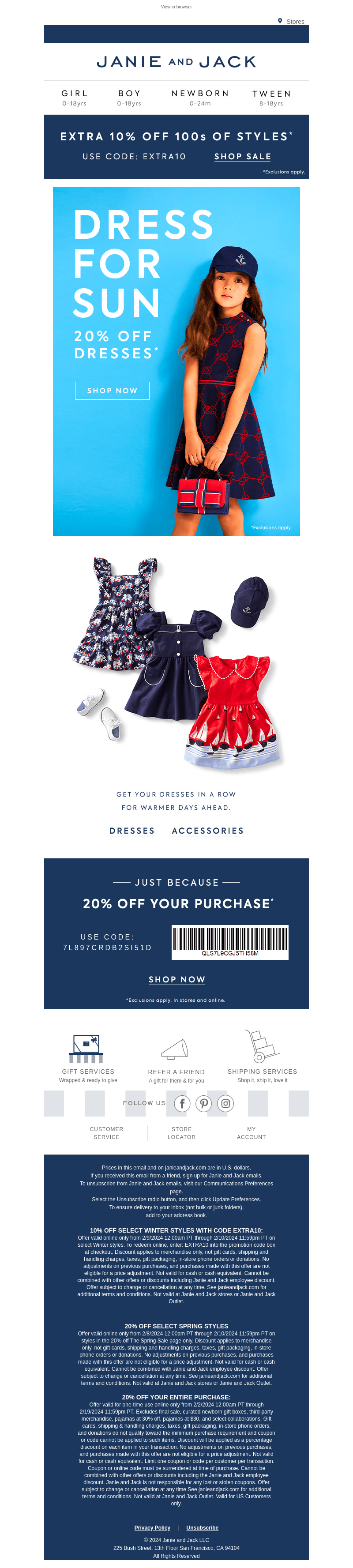 ☀️Get dressed for sun with 20% off☀️