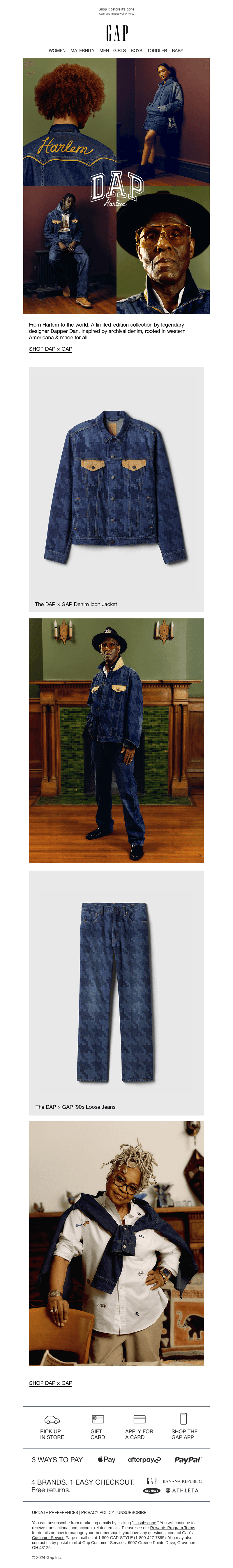 NEW DROP: DAP × GAP
