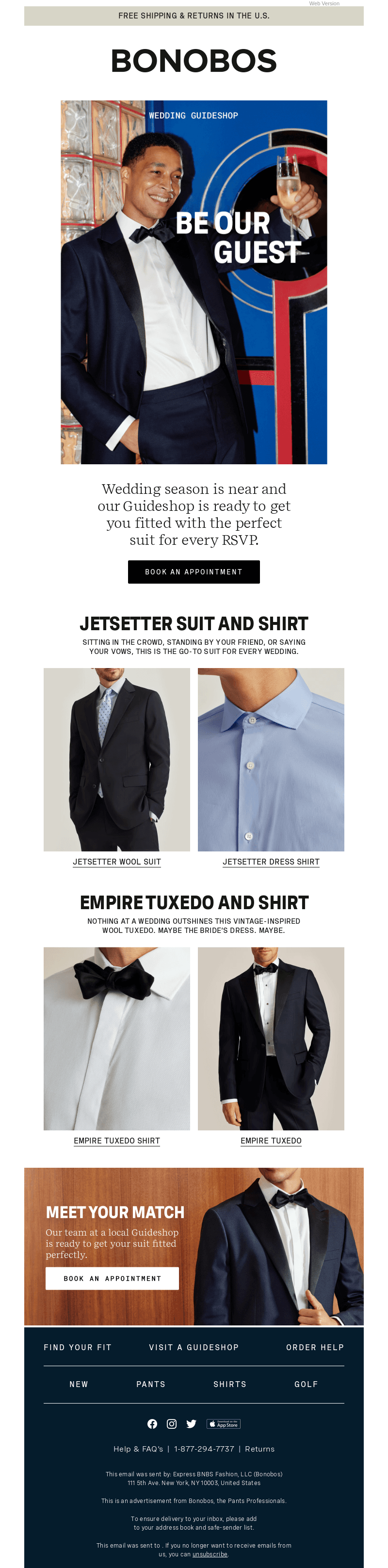 Bonobos email from Fri, Feb 9, 2024
