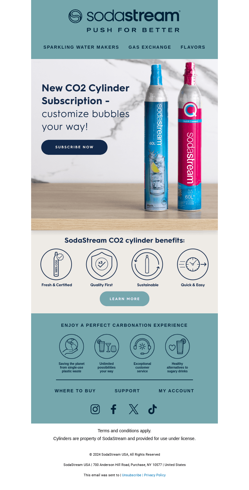 SodaStream email from Sat, Feb 10, 2024