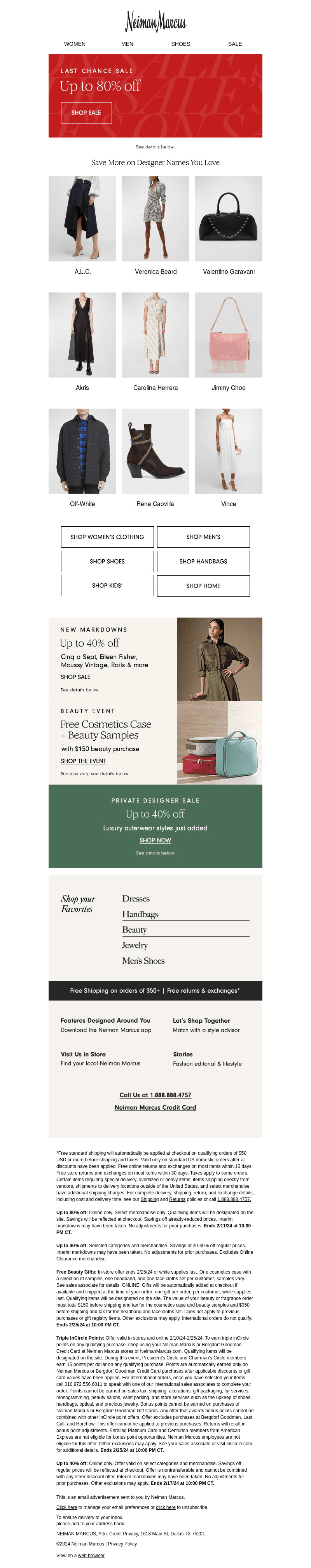 One more day for up to 80% off