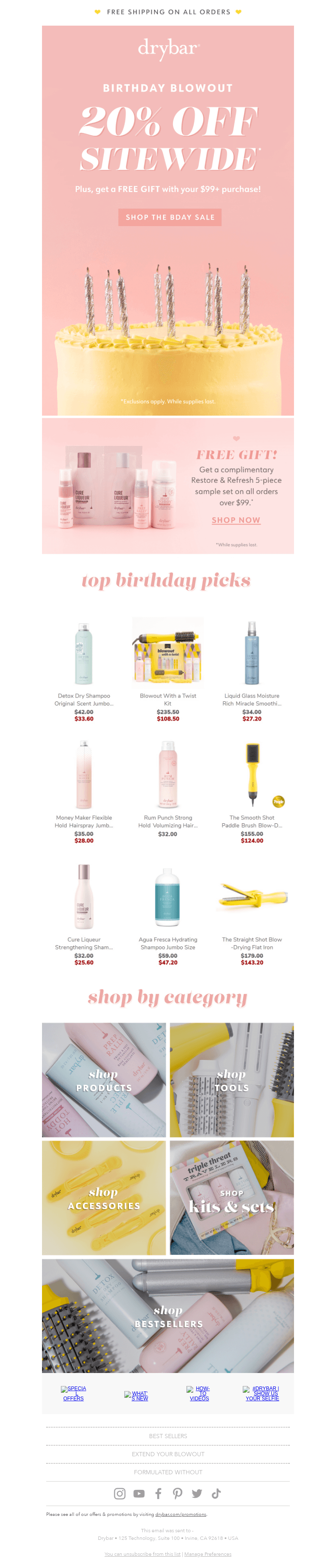 Happening now: 20% off Sitewide