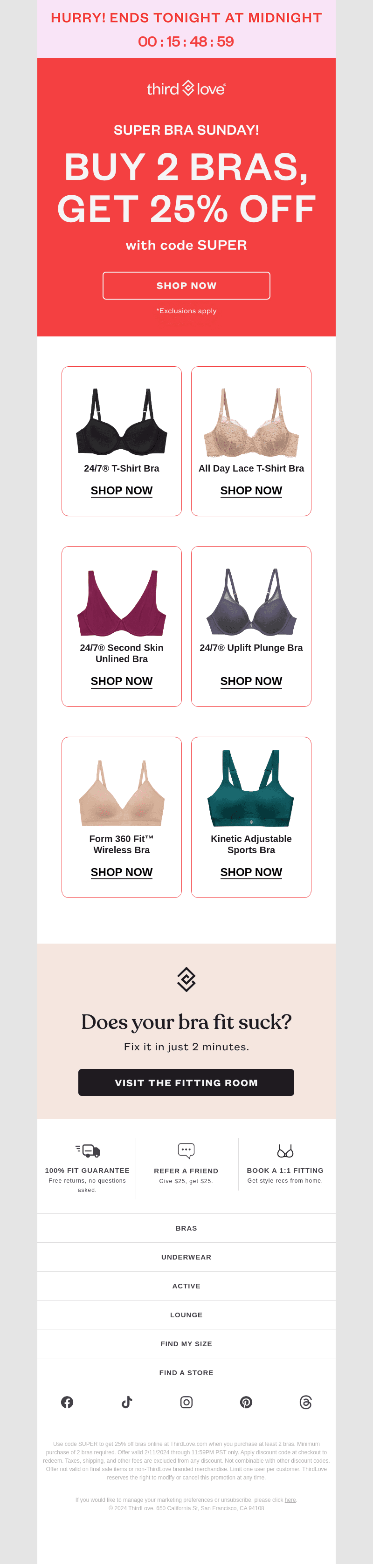 🏈🏈 2 bras, 25% off! Win-win!