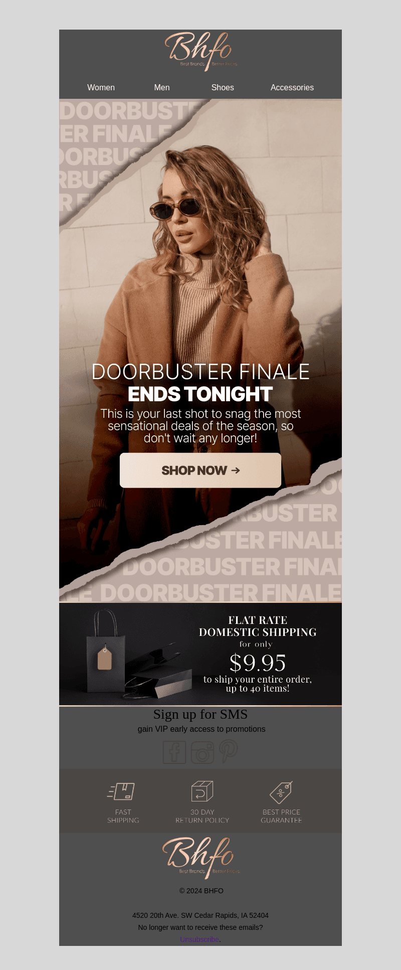 End on a High Note: Final Doorbuster Deals Inside!