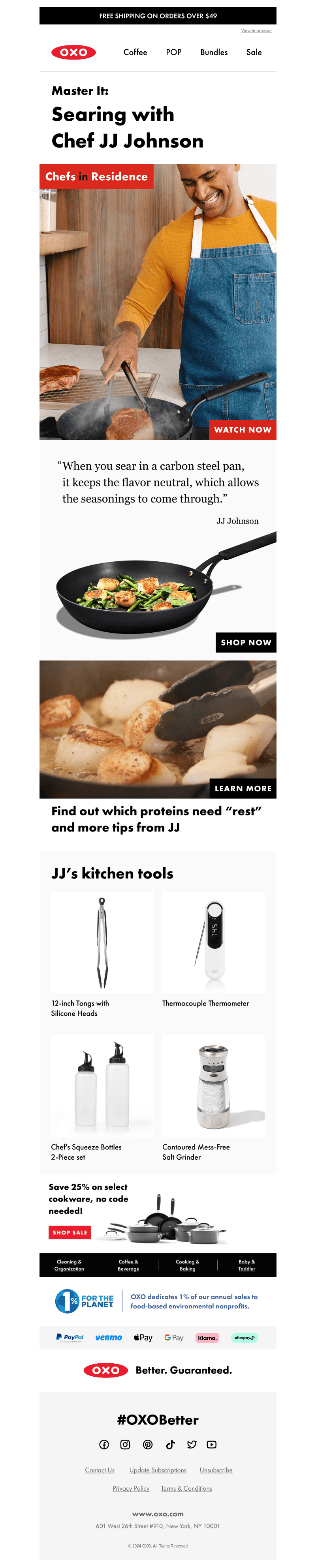 Chef JJ Johnson: pan sear like a pro